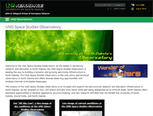 Tablet Screenshot of observatory.space.edu